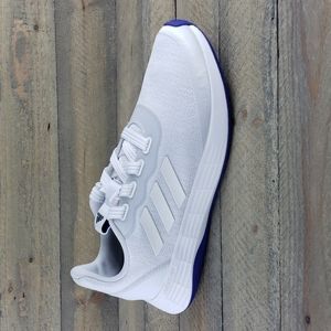 adidas QT Racer Sport Women's Running Shoe Cloud White Semi Night Flash NEW